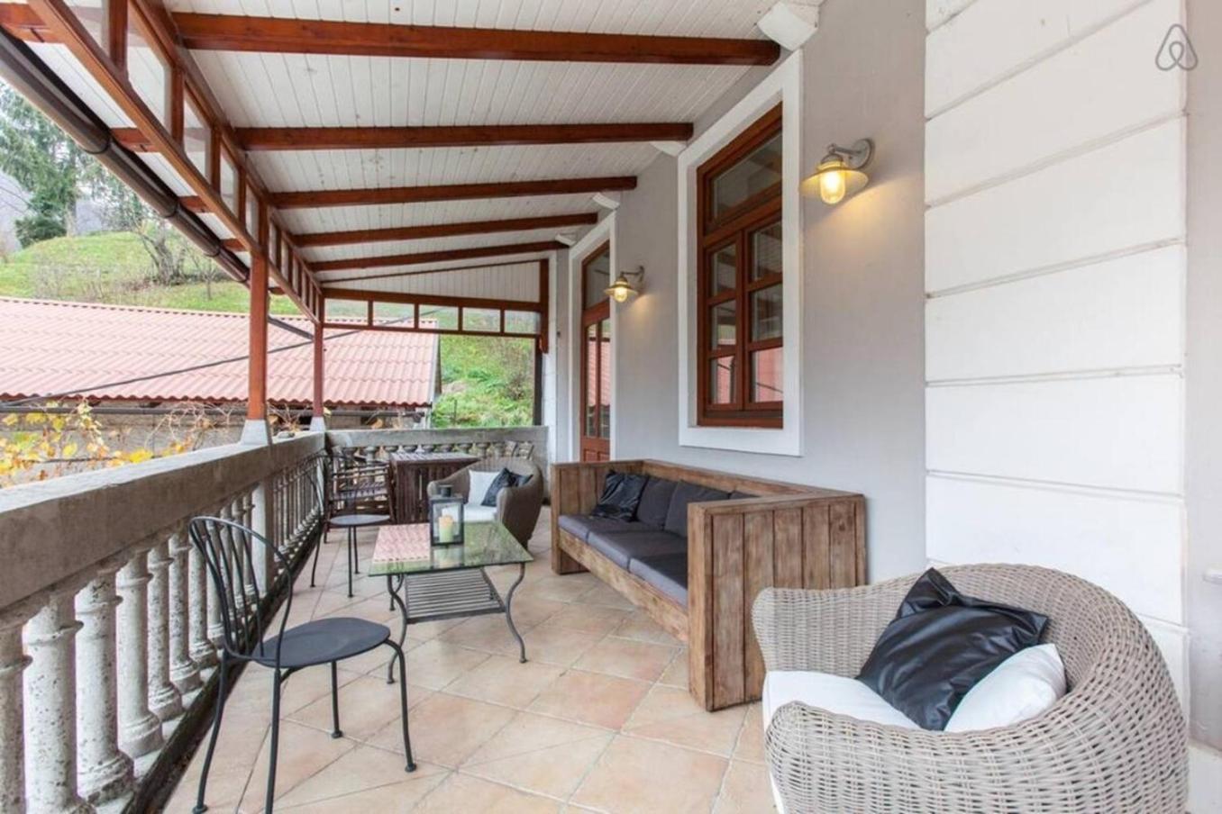 Stylish Penthouse With Large Terrace Apartment Most Na Soci Bagian luar foto